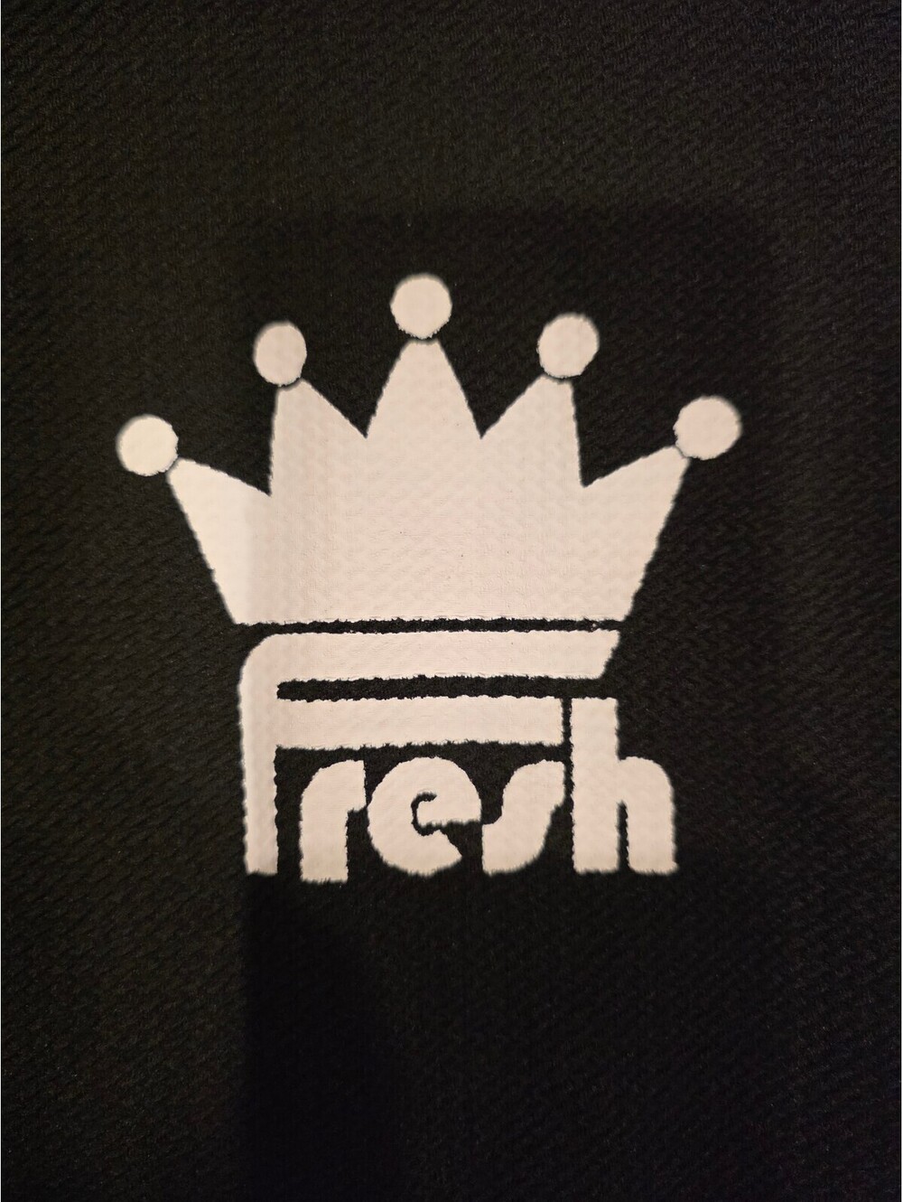 Fresh Black Track Jacket with White Stripe and Logo - Picture 3 of 7